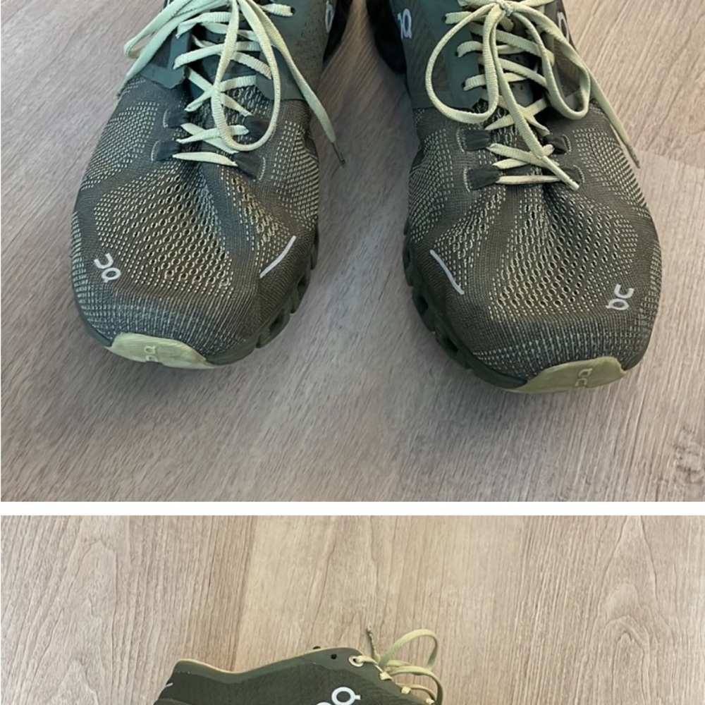 OC green sneakers 9.5